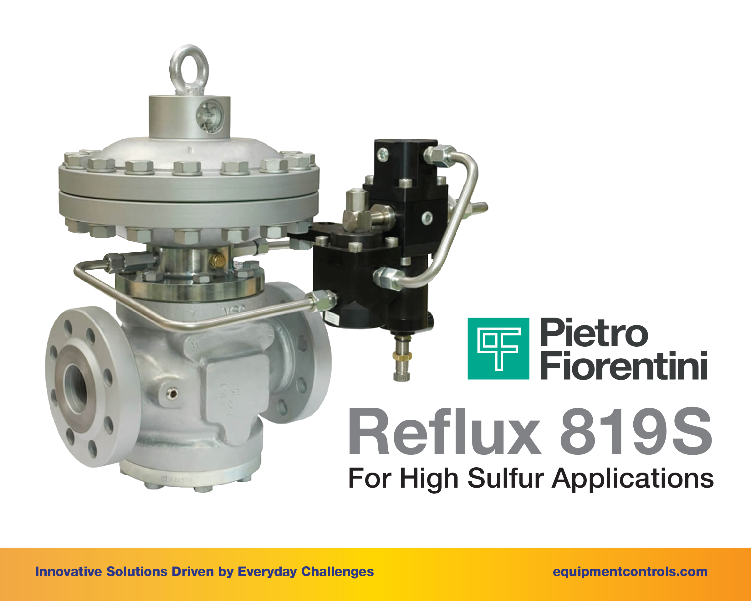 Pietro Fiorentini’s Reflux 819S is Designed Specifically for High Sulfur Applications