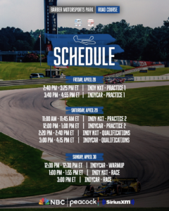 Barber Motorsports Park racing schedule