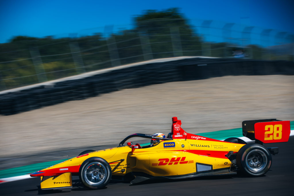 Photo of Andretti NXT Indy Car on Laguna race track